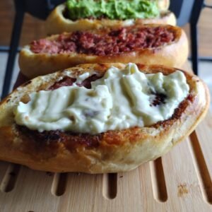 Choripán abierto