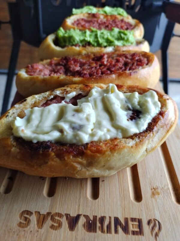 Choripán abierto